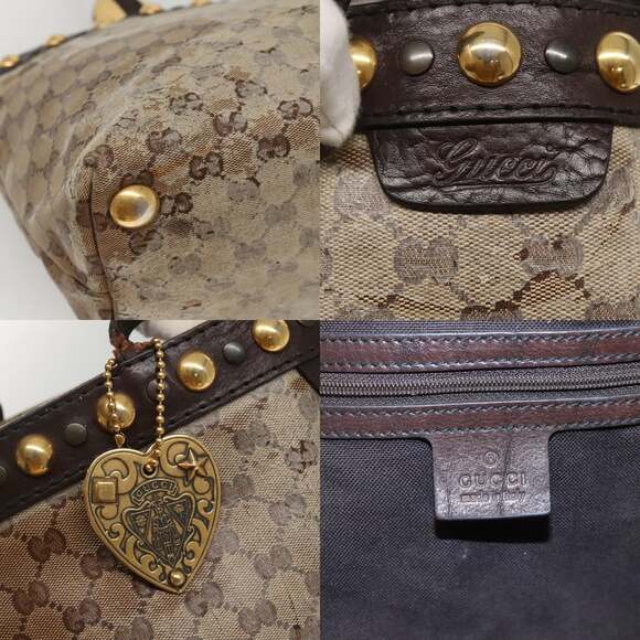 GUCCI GG Crystal Tote Bag Beige - Picture 11 of 13
